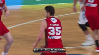 Nicholas Kay Posts 12 points & 14 rebounds vs. Brisbane Bullets