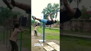 Front lever raises pull ups and chin up #fitness #fitnessmodel #yoga #fitnessmodel #shorts #reels