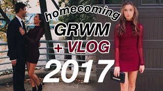 homecoming 2017: get ready with me + vlog | Hannah Meloche