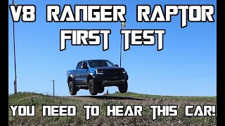 V8 RANGER RAPTOR first test!