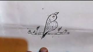 Bird Drawing For Beginners - নতুনদের জন্য পাখি অঙ্কন । Eagle