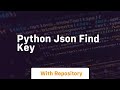 python json find key