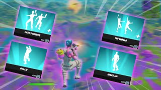 Fortnite Montage - "ROLLIE x LAST FOREVER x MY WORLD x WAKE UP" (AYO & TEO) *EMOTES*