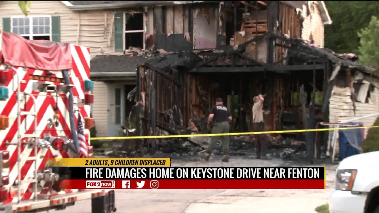 Family Displaced After Massive Fire Destroys Home - YouTube