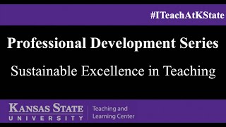 Sustainable Excellence in Teaching