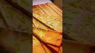 This Deepavali, light up the night in our trending Gold Tissue Kancheepuram Silk Saree!