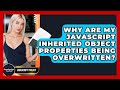 Why Are My JavaScript Inherited Object Properties Being Overwritten? - JavaScript Toolkit
