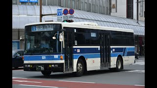 宮崎交通のバス 橘通り3丁目交差点