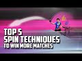 Top 5 Spin Techniques to Win More Matches 🏓 | Top Spin | Table Tennis Zone