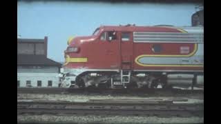 SILENT CLASSICS: Joliet, IL Spring 1971 Pre-Amtrak. Santa Fe, Rock Island, GM&O Passenger & Freight