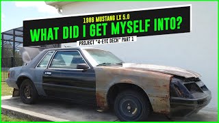 First Look at my 1986 Foxbody Coupe, What did I get myself into?  - TIPS04E45