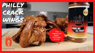 Philly Crack Wings on the Masterbuilt Gravity Series