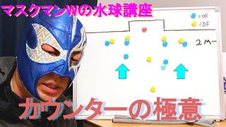 【マスクマンWの水球講座】カウンターアタック