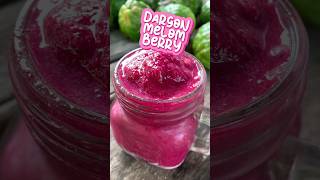 Dargon Melon Berry #แก้วมังกร #แตงโม #หม่อน #น้ำปั่น #อร่อย #เทพเจ้าแห่งความเย็น #เมนูเพื่อสุขภาพ