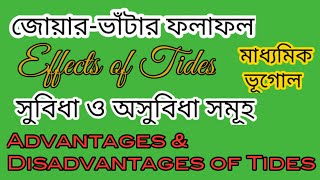 #মাধ্যমিক ভূগোল#জোয়ার-ভাঁটার সুবিধা ও অসুবিধা সমূহ l বারিমন্ডল #Hydrosphere# Effects of Tides