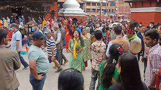 Janai Purnima Shamanism at Khumbeshwor Mahadev temple