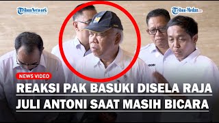 DISOROT! EKSPRESI PAK BASUKI Saat Dipotong Politikus PSI Raja Juli Antoni Ketika Masih Berbicara