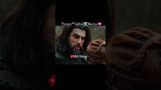 Turgut bey🪓Killed⚔️Mariya💞\u0026 Anxious😨Turgut 💕killer☠️scene😔|#ertugrul #shortsfeed #shorts