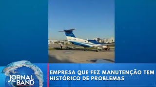 Queda de avião: empresa que fez manutenção tem histórico de problemas | Jornal da Band