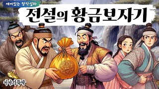 뚝딱 44. 전설의 황금 보자기 - 누구나 탐낼 신비로운 보자기를 두고, 한 어여쁜 아씨와 산적이 맞서는데, 아니 웬 꺼벙이 바보 하나가... #설화 #창작 #재미있는 #옛날이야기