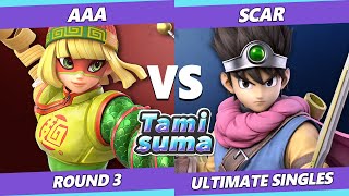 TAMISUMA 228 Round 3 - AAA (Min Min) Vs. Scar (Hero) SSBU Smash Ultimate