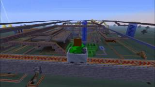 Biggest Minecraft rollercoaster in the world
