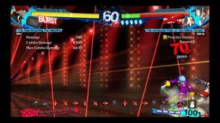 P4AU Sho 70 hit combo/ Combo trial 25 solution