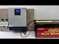 how to install 3KV a home solar energy storage system, 24V inverter