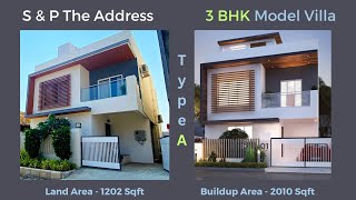 S\u0026P address villa | At Mambakkam, Chennai |  Type A | 3 BHK Villa | Enquiry Call 📞+91 7550098989.