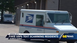 Fake USPS text message scamming residents