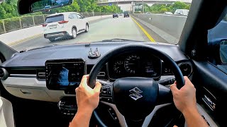 Driving POV Suzuki IGNIS GX 1.2 AGS (A/T) 2017 | City \u0026 Highway Test Drive | Acceleration \u0026 Handling