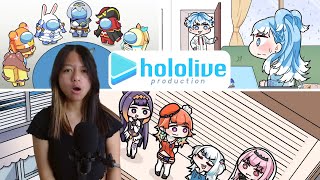 Komainu Hololive Animation Compilation REACTION PT 3