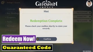 👍 This REDEMPTION CODE Always Works. It is Guaranteed | Genshin Impact