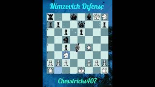 Nimzovich Defense #chess #love #chessstrategy #chesslovers #chessendgame