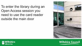 Open Access induction for Calne Library
