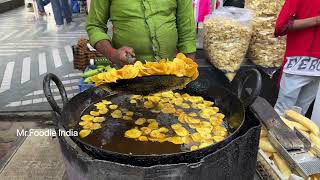 Banana Chips Making In street