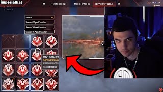 TSM ImperialHal reacts to *NEW* Season 16 Pred badges & Sky dive trails!