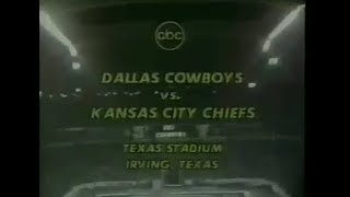 1975-11-10 Kansas City Chiefs vs Dallas Cowboys