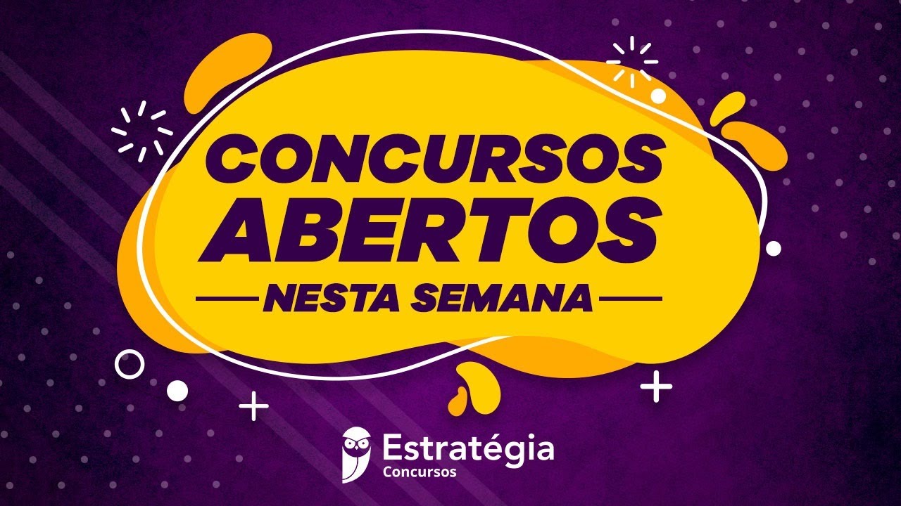 Concursos Abertos Nesta Semana - 29 De Novembro A 6 De Dezembro De 2020 ...