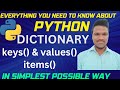 Python dictionary: access keys and values of dictionary in Python | #pythondictionary #python