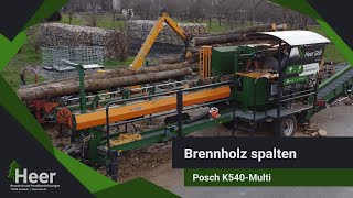 Brennholz spalten | Posch K540 Multi