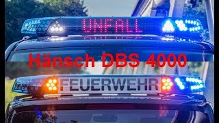 Hänsch DBS 4000 Feuerwehr Blaulichtbalken