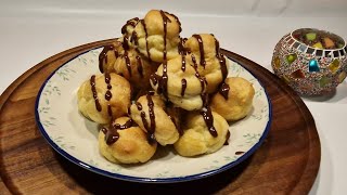 Creamy Chocolatey Profiteroles