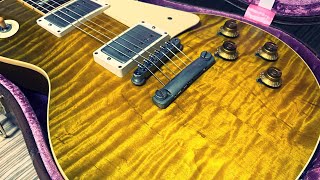 超軽量・杢目も美しいアニバーサリー・モデル入荷&紹介！Gibson Custom 60th Anniversary 1959 Les Paul Green Lemon【ギターバイヤー増田】