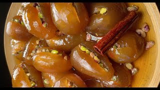 مربي الباذنجان سر القرمشه واللون الذهبي والمفاجئة سرعت الاستواء ب طنجرت الضغط رهيبة😍🍆 Marmelade!