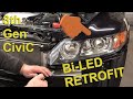 How to Retrofit Honda Civic 8th Gen Headlights With Bi LED Projectors