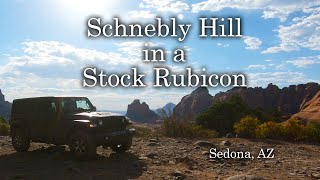 Schnebly Hill in a Stock Rubicon