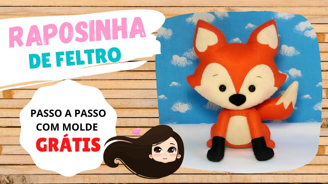 Modelo De Raposa De Feltro