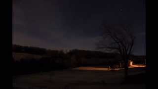 24 hour time-lapse of the Eastern sky