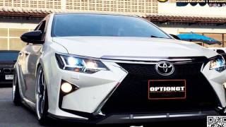 สวยสุดยอด ALL NEW TOYOTA CAMRY ชุดแต่ง LEXUS โดย OPTIONGT